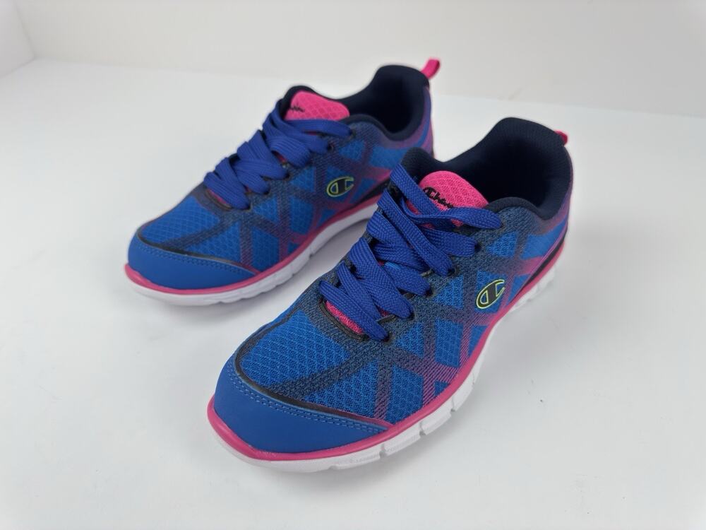 Champion Shoes Women US Size 5 Sneakers Pink Fabric Lace Up